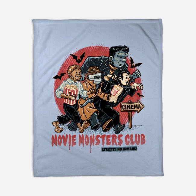 Movie Monsters Club-None-Fleece-Blanket-glitchygorilla