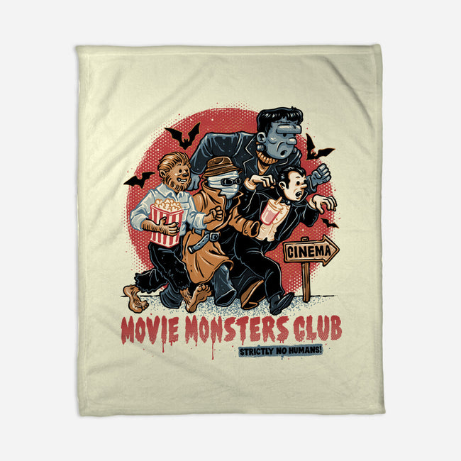 Movie Monsters Club-None-Fleece-Blanket-glitchygorilla
