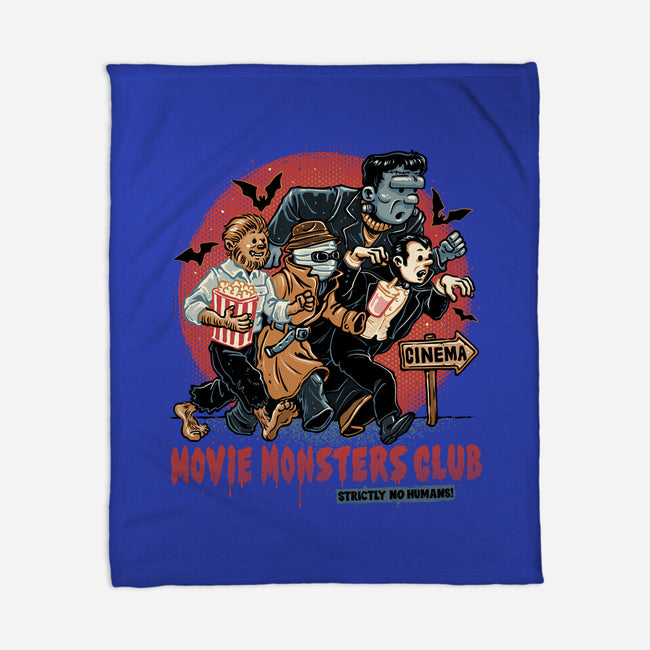 Movie Monsters Club-None-Fleece-Blanket-glitchygorilla