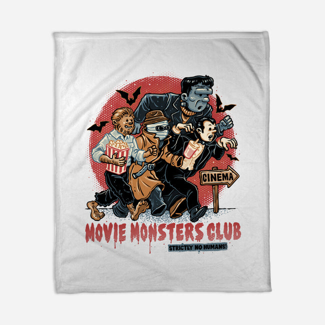 Movie Monsters Club-None-Fleece-Blanket-glitchygorilla