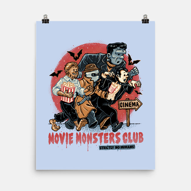 Movie Monsters Club-None-Matte-Poster-glitchygorilla