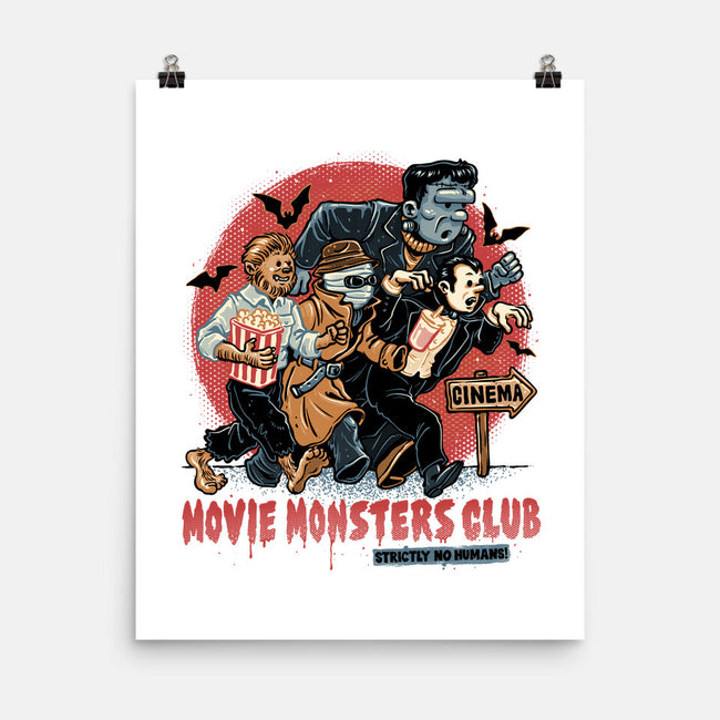 Movie Monsters Club-None-Matte-Poster-glitchygorilla