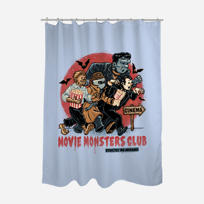 Movie Monsters Club-None-Polyester-Shower Curtain-glitchygorilla