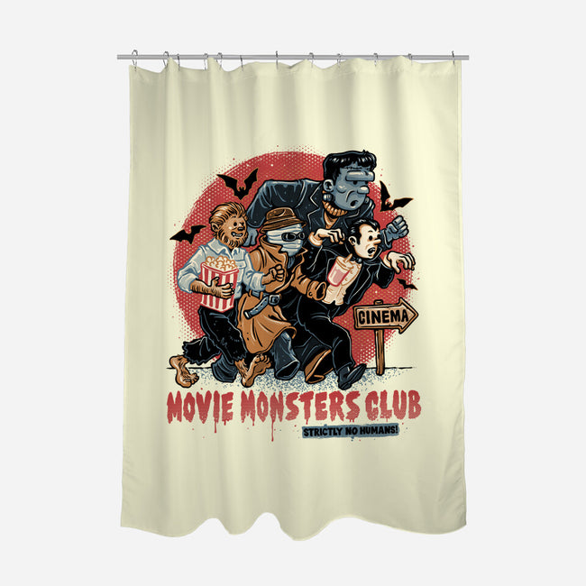Movie Monsters Club-None-Polyester-Shower Curtain-glitchygorilla
