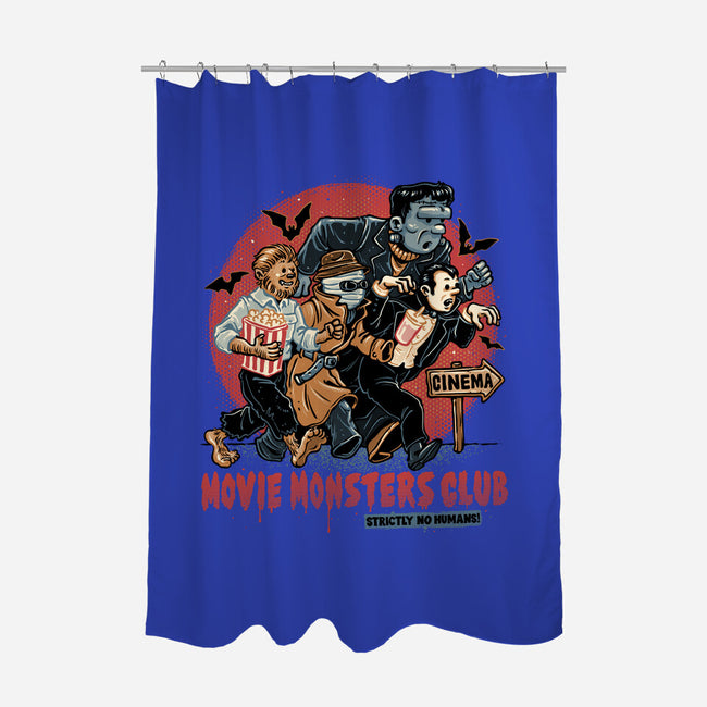 Movie Monsters Club-None-Polyester-Shower Curtain-glitchygorilla