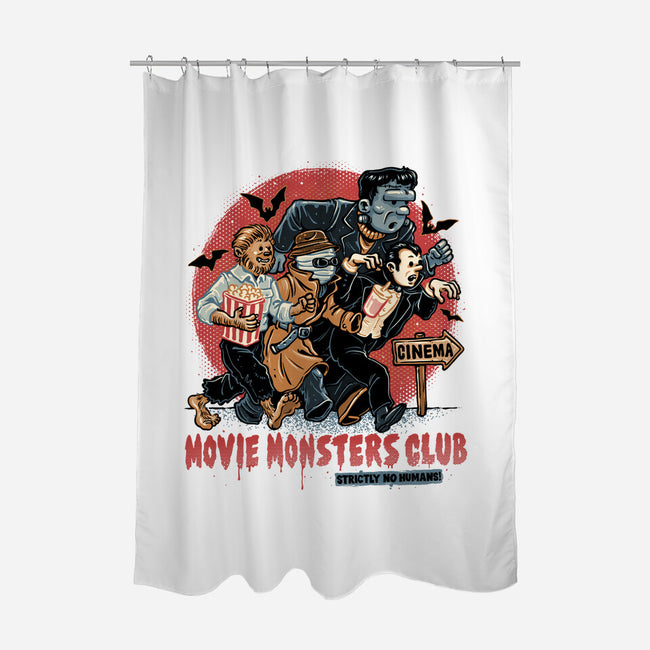 Movie Monsters Club-None-Polyester-Shower Curtain-glitchygorilla