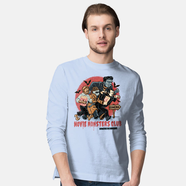 Movie Monsters Club-Mens-Long Sleeved-Tee-glitchygorilla