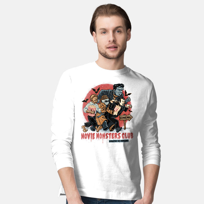 Movie Monsters Club-Mens-Long Sleeved-Tee-glitchygorilla