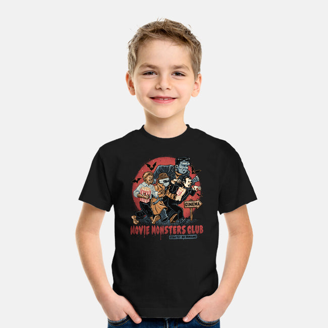 Movie Monsters Club-Youth-Basic-Tee-glitchygorilla