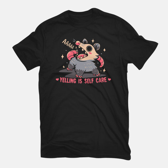 Yelling Is Self Care-Youth-Basic-Tee-TechraNova