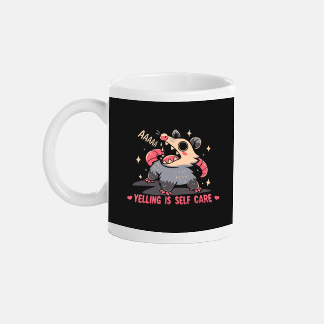 Yelling Is Self Care-None-Mug-Drinkware-TechraNova