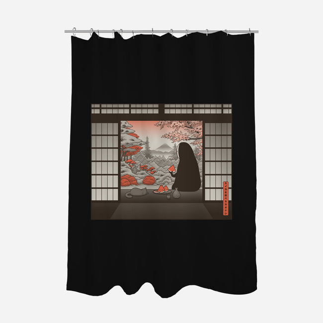 Zen Snack-None-Polyester-Shower Curtain-pigboom