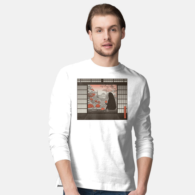 Zen Snack-Mens-Long Sleeved-Tee-pigboom