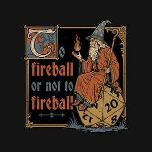 Medieval Wizard Fireball