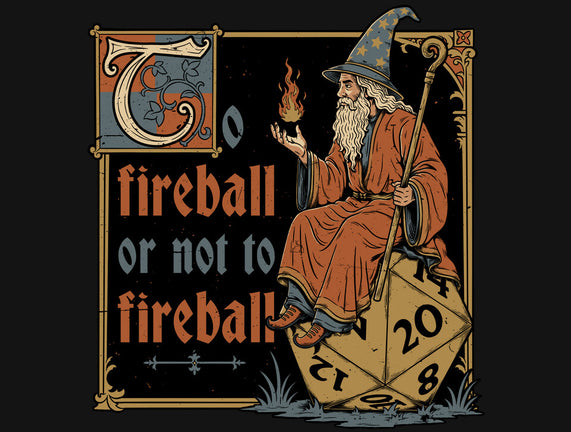 Medieval Wizard Fireball