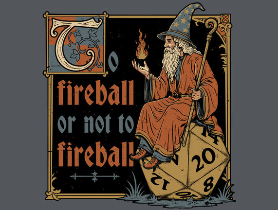 Medieval Wizard Fireball