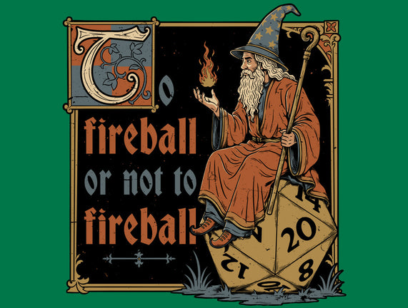 Medieval Wizard Fireball