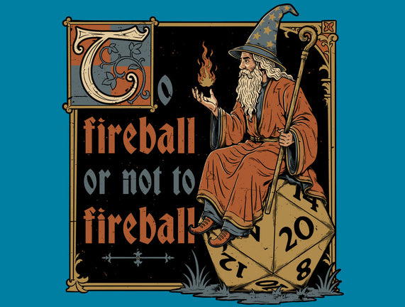 Medieval Wizard Fireball