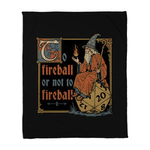 Medieval Wizard Fireball