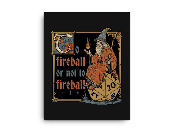 Medieval Wizard Fireball