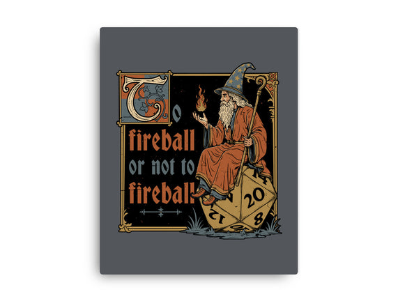Medieval Wizard Fireball