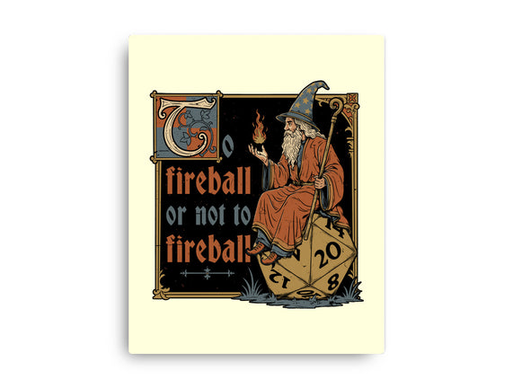 Medieval Wizard Fireball
