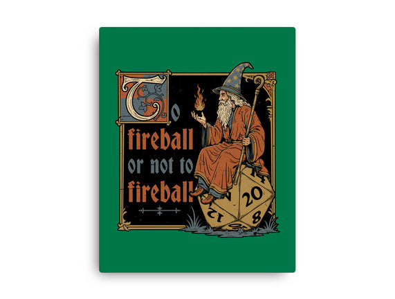 Medieval Wizard Fireball