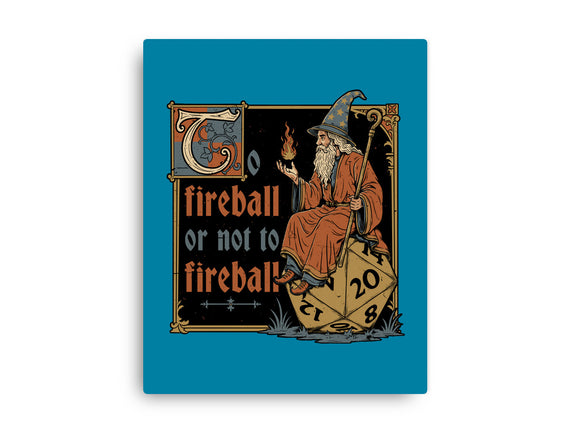 Medieval Wizard Fireball