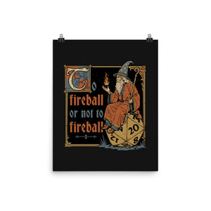 Medieval Wizard Fireball