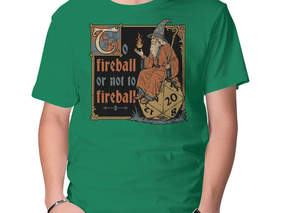 Medieval Wizard Fireball