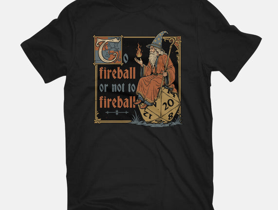 Medieval Wizard Fireball