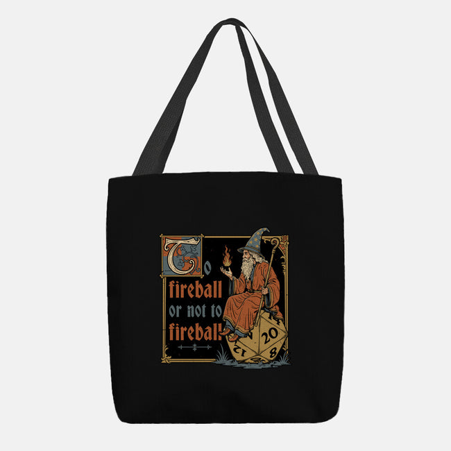 Medieval Wizard Fireball-None-Basic Tote-Bag-Studio Mootant