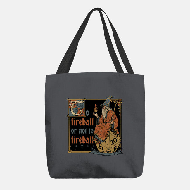 Medieval Wizard Fireball-None-Basic Tote-Bag-Studio Mootant