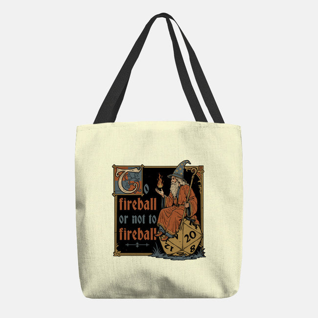 Medieval Wizard Fireball-None-Basic Tote-Bag-Studio Mootant