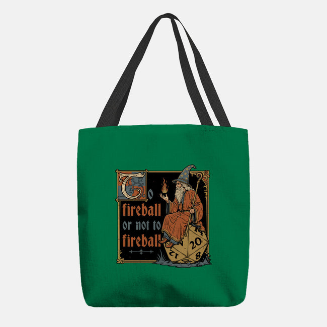 Medieval Wizard Fireball-None-Basic Tote-Bag-Studio Mootant