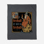 Medieval Wizard Fireball-None-Fleece-Blanket-Studio Mootant