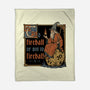 Medieval Wizard Fireball-None-Fleece-Blanket-Studio Mootant
