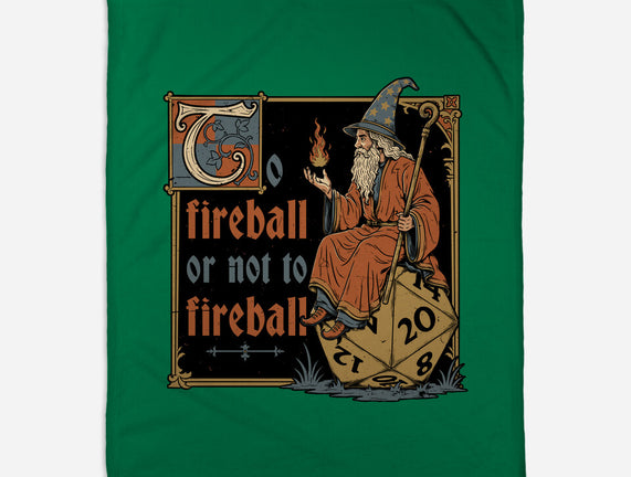 Medieval Wizard Fireball