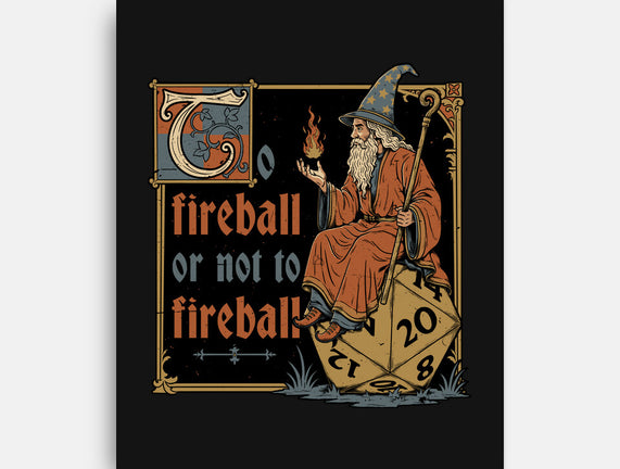 Medieval Wizard Fireball