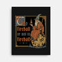 Medieval Wizard Fireball-None-Stretched-Canvas-Studio Mootant