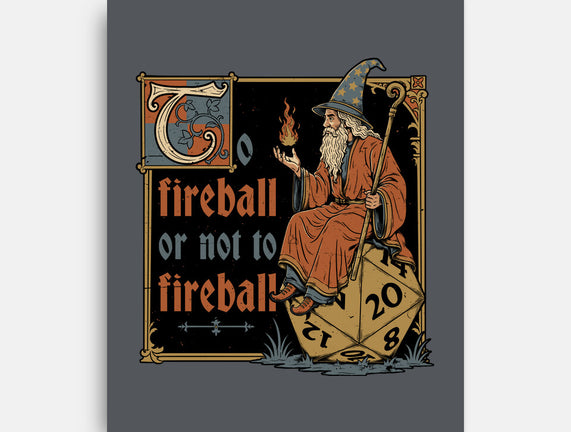 Medieval Wizard Fireball