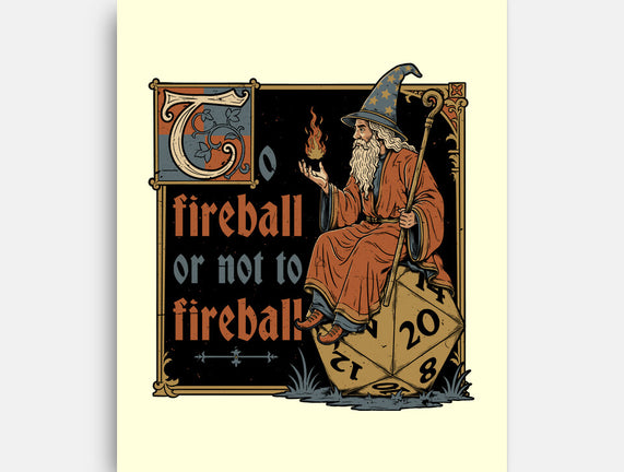 Medieval Wizard Fireball