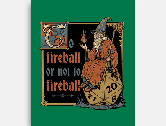 Medieval Wizard Fireball