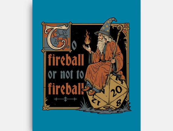 Medieval Wizard Fireball