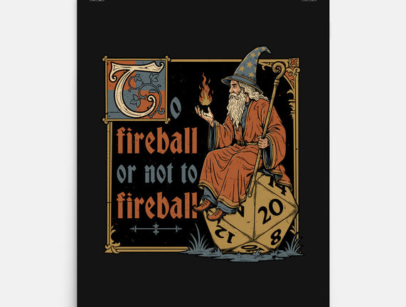 Medieval Wizard Fireball