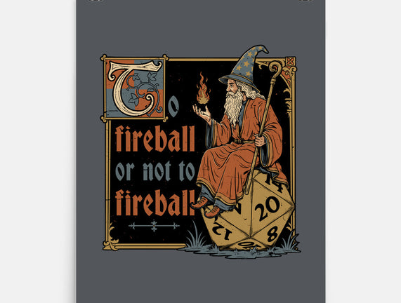 Medieval Wizard Fireball
