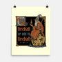 Medieval Wizard Fireball-None-Matte-Poster-Studio Mootant