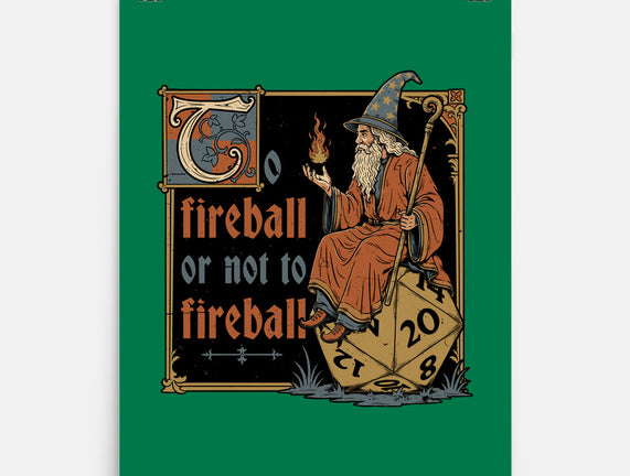 Medieval Wizard Fireball