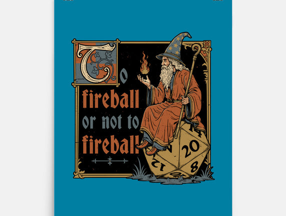 Medieval Wizard Fireball