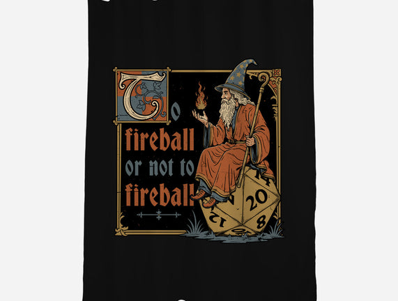 Medieval Wizard Fireball